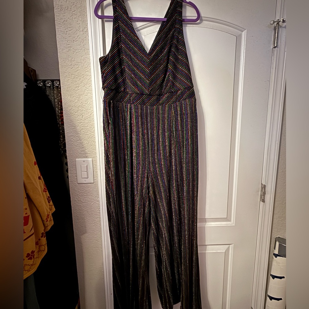 Striped Multicolor Torrid Jumpsuit